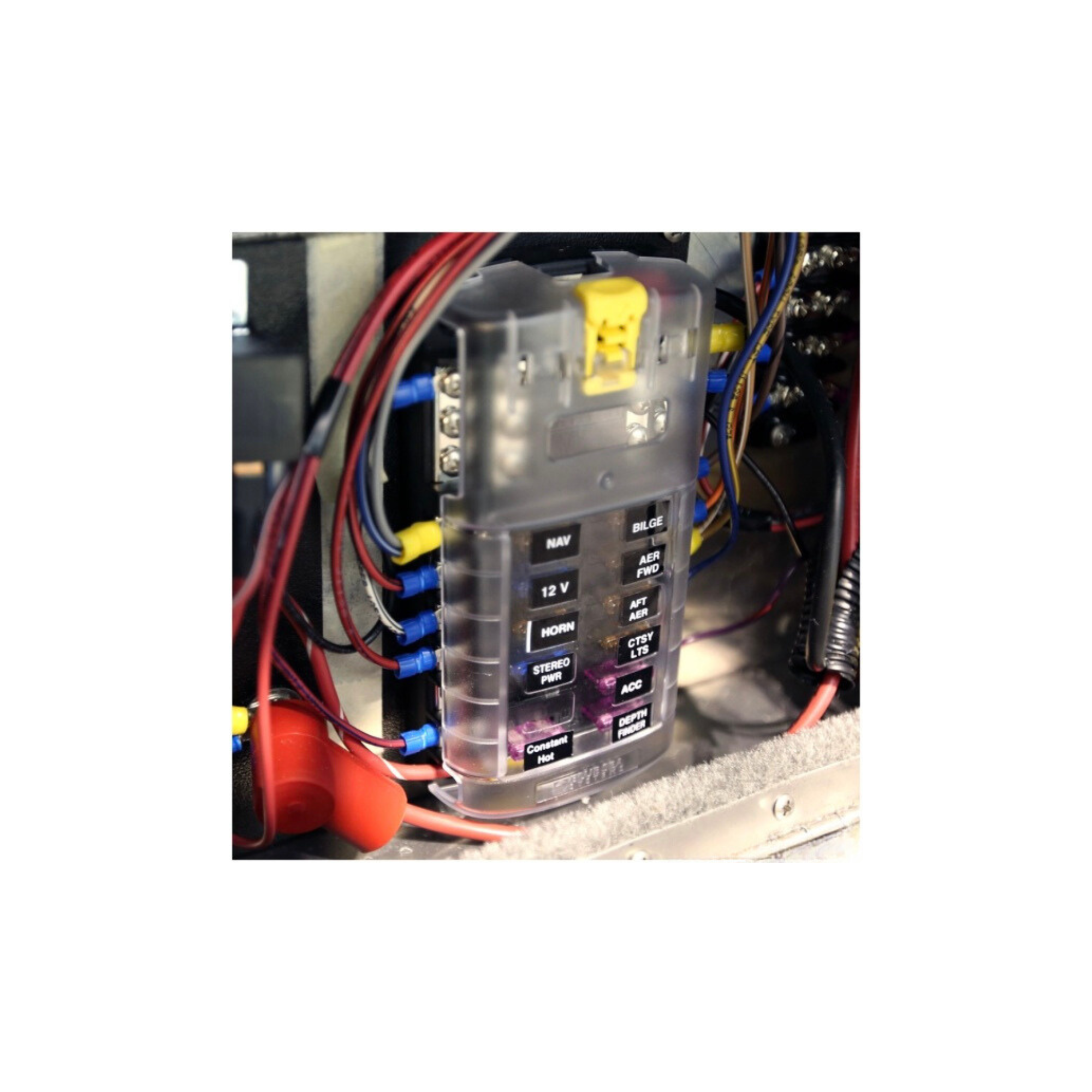 Blue Sea Systems - Sicherungs-Block mit negativer Busbar