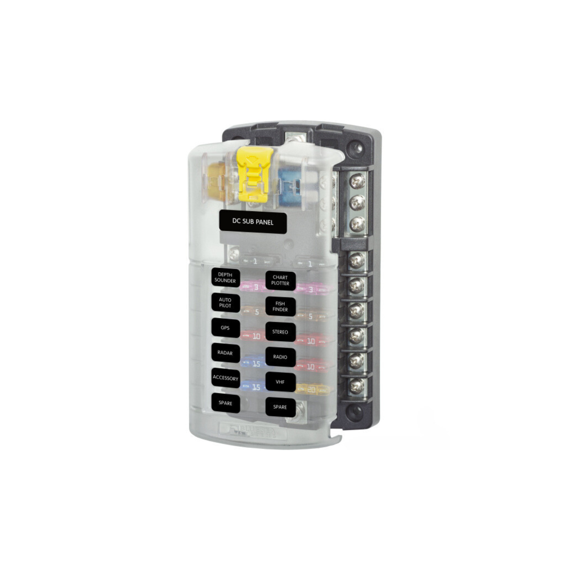 Blue Sea Systems - Sicherungs-Block mit negativer Busbar