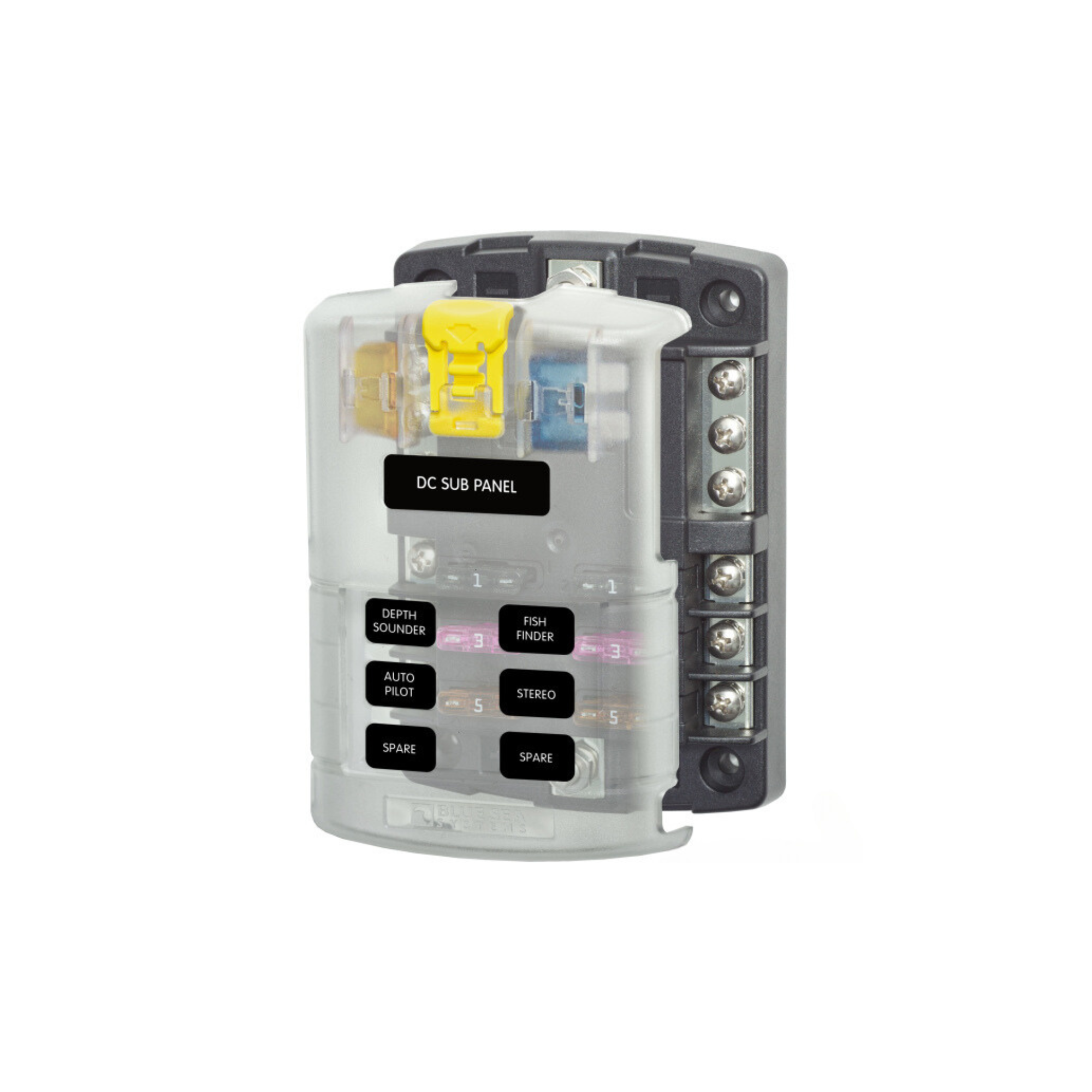 Blue Sea Systems - Sicherungs-Block mit negativer Busbar