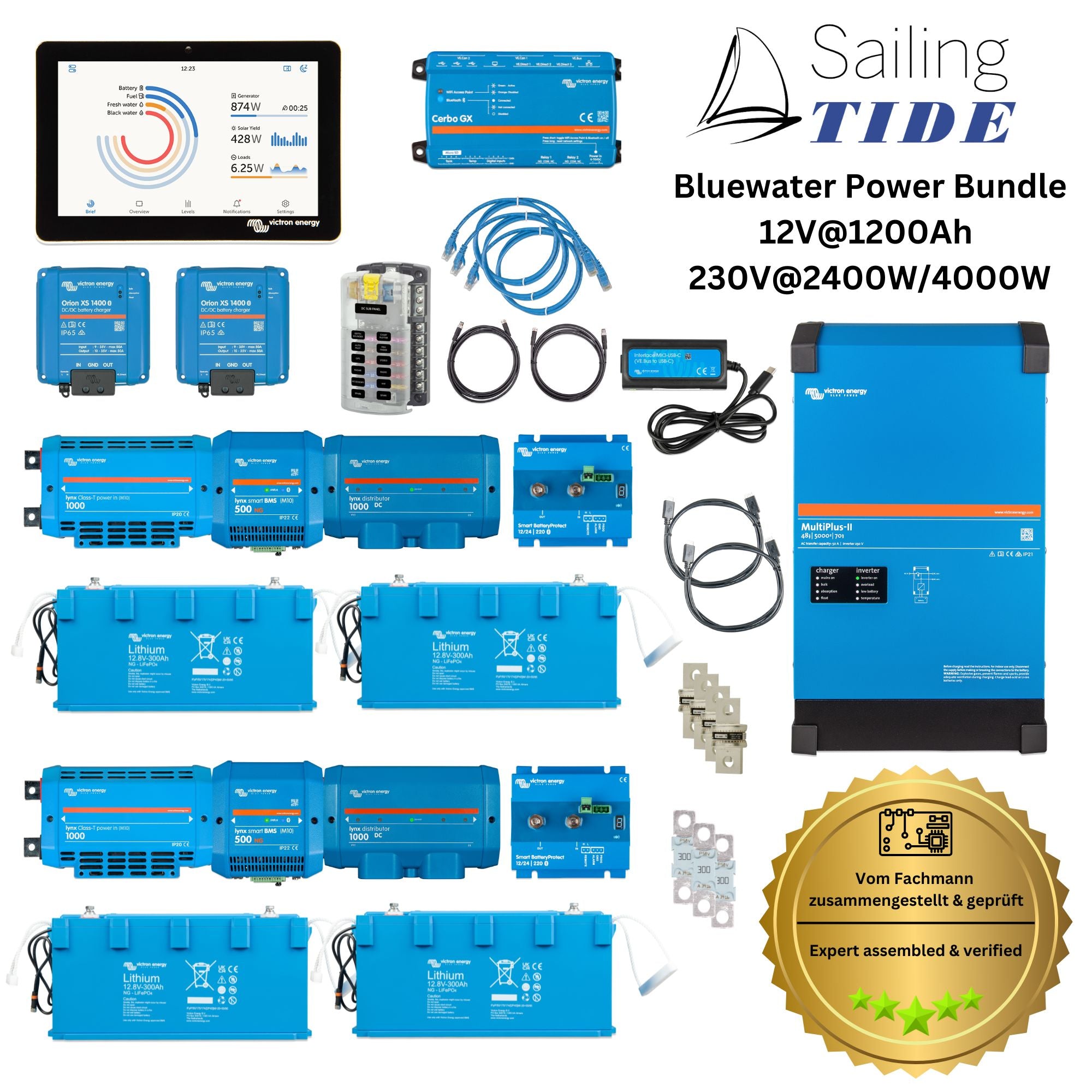 Blue Water Power | Victron Energy | Lithium (LiFePO4) 12V - 1200Ah