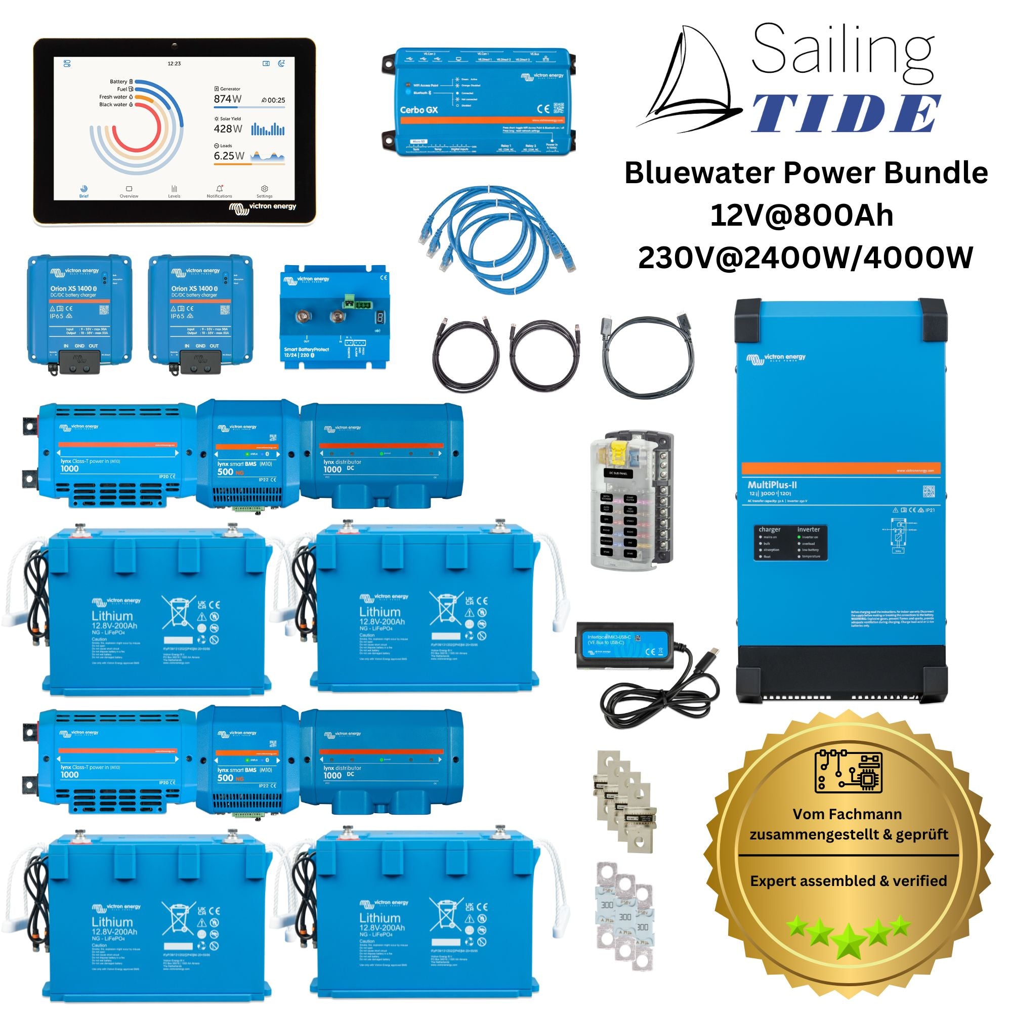 Blue Water Power | Victron Energy | Lithium (LiFePO4) 12V - 800Ah