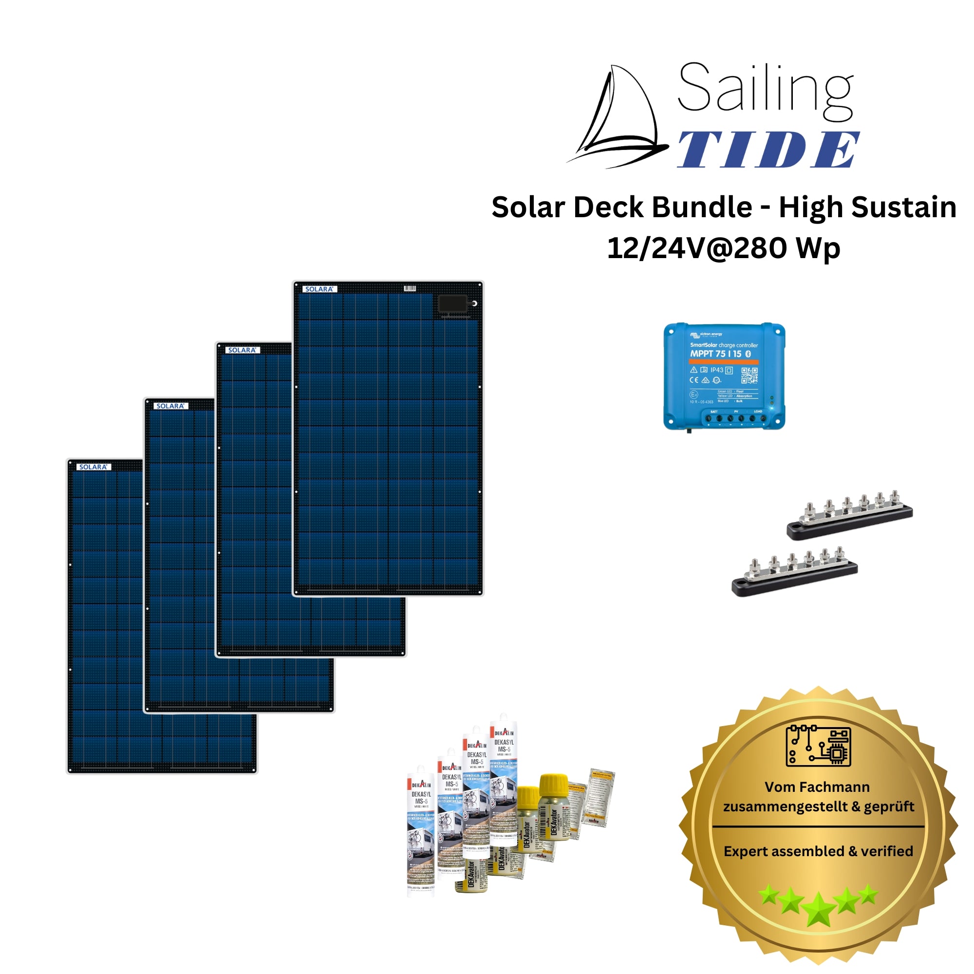 Solar Deck Bundle • 280W • High Sustain