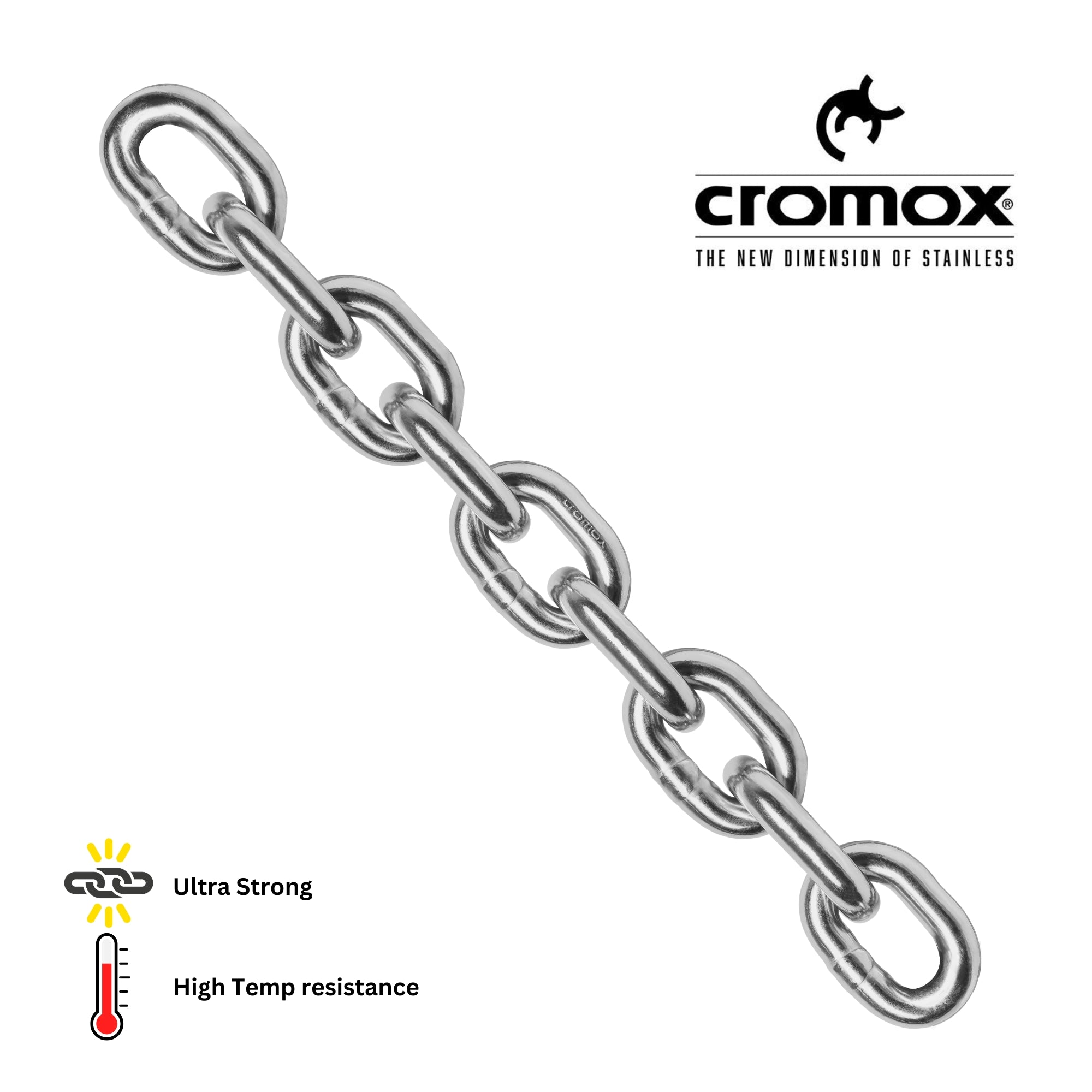 Cromox - Edelstahl-Ankerkette | DUPLEX