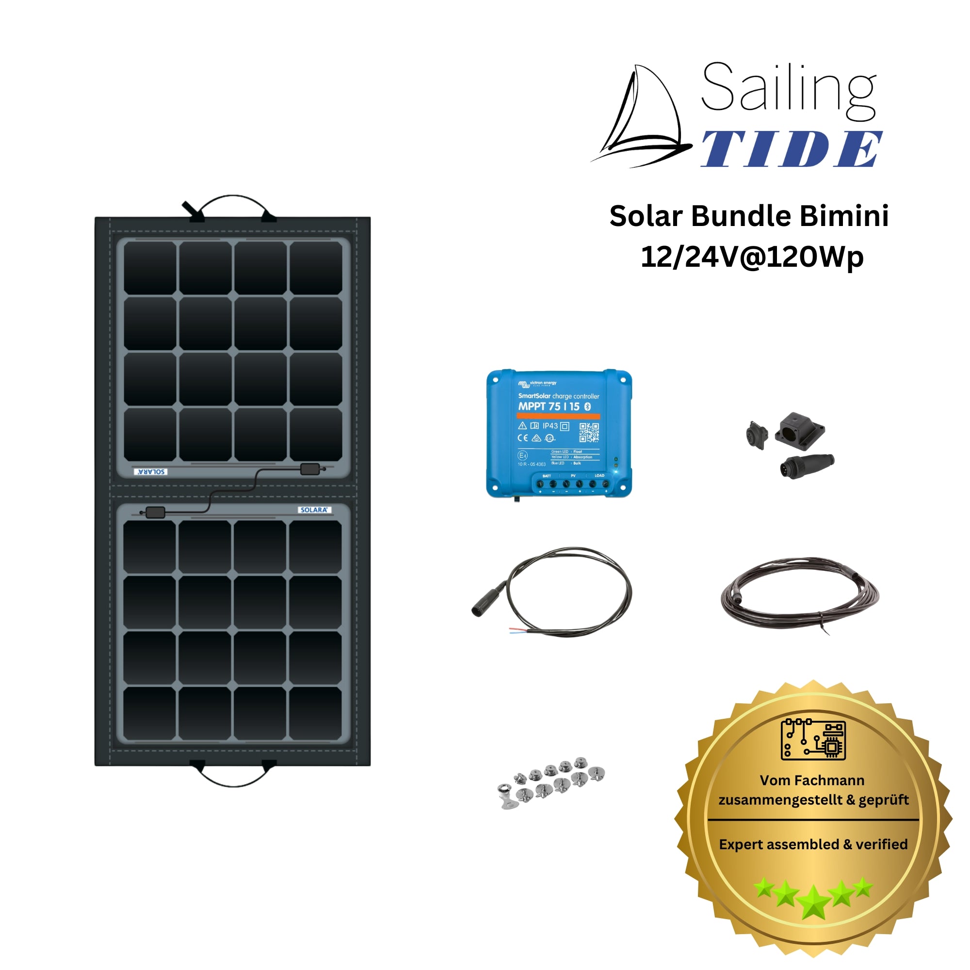 Solar Bundle Bimini • 120W • SOLARA