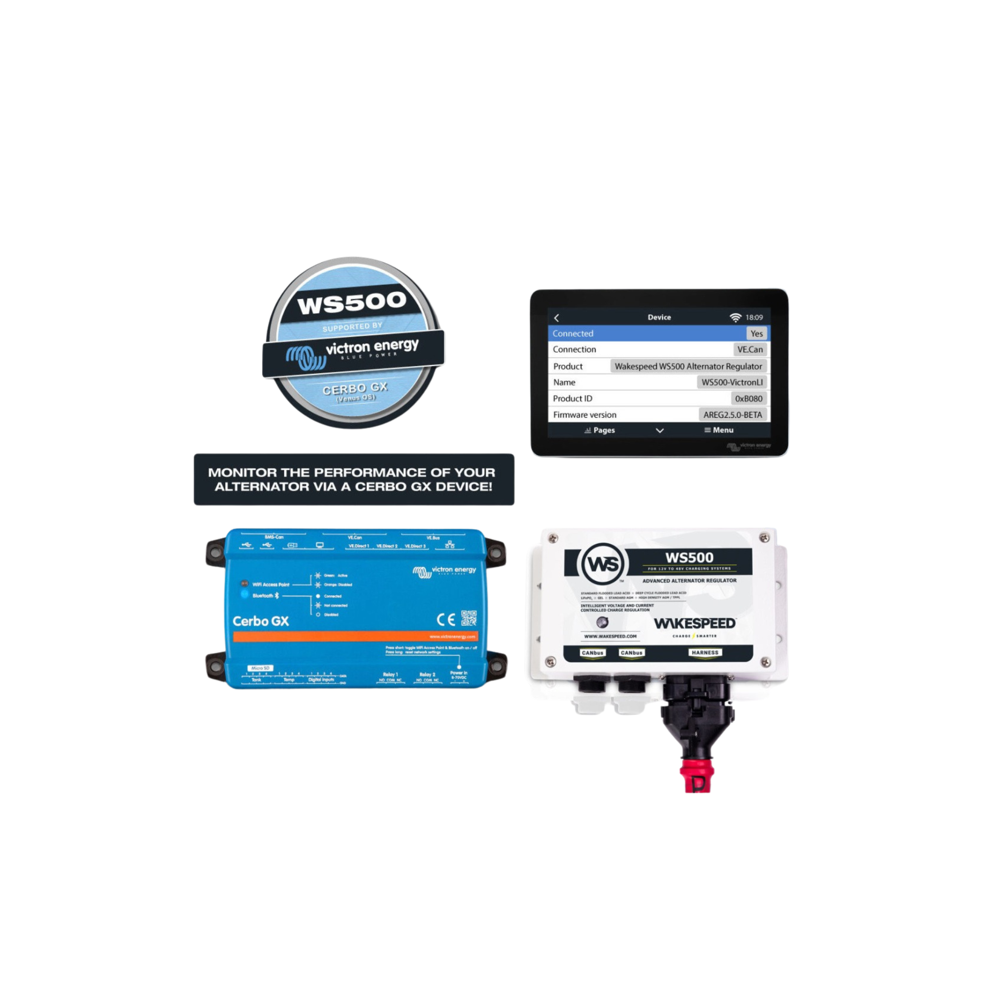 Wakespeed - WS500 Pro Lichtmaschinen – Regler