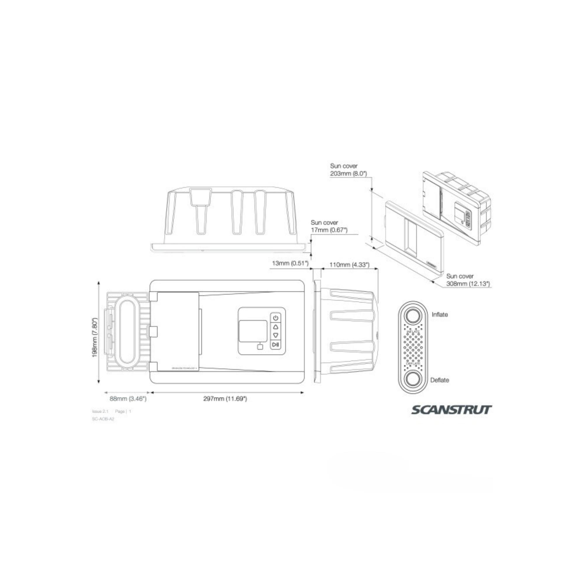 ATMOS Einbau-Luftpumpe (9586874548559)