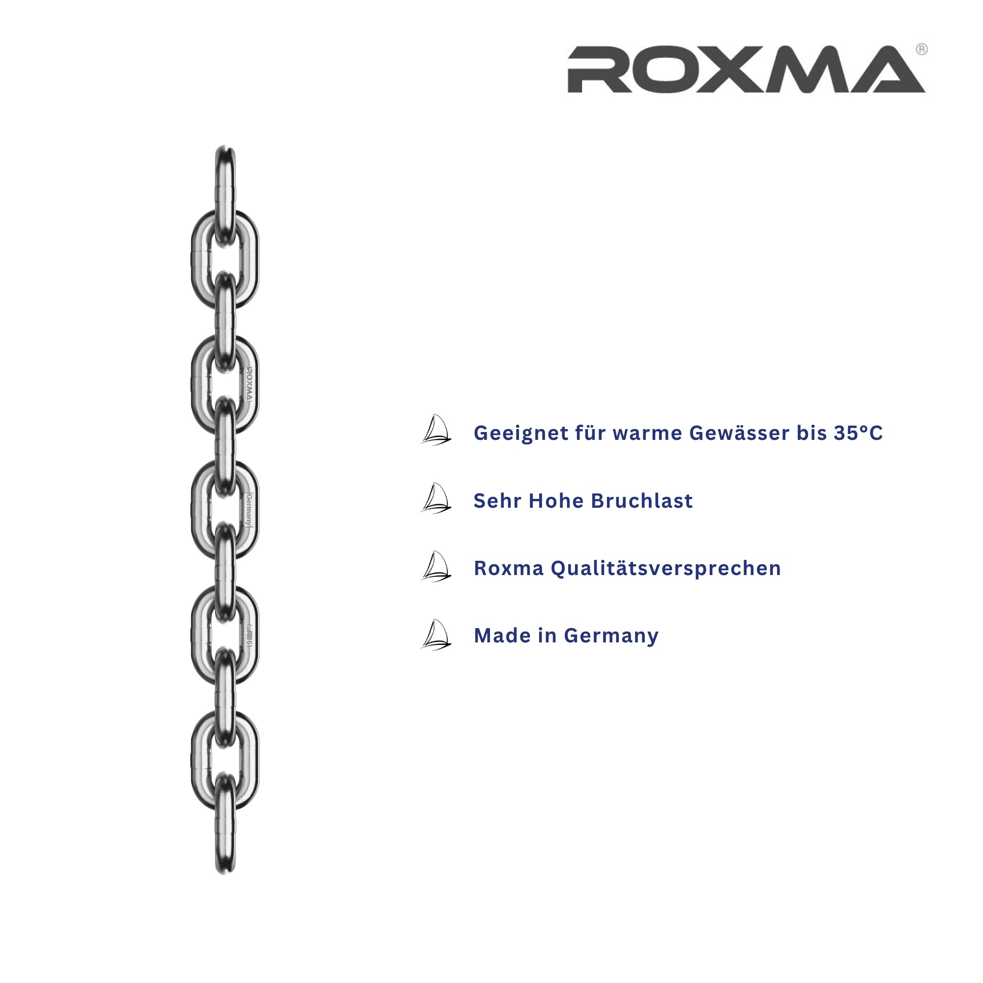 Roxma - Edelstahl Ankerkette | DUPLEX